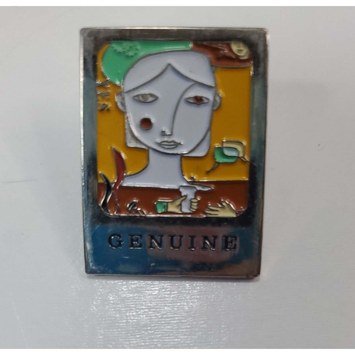 Starbucks Coffee Employee Pin Metal Enamel Genuine 2004 Green Apron Awards 30$